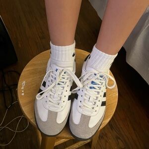 Adidas White and Gray Sneakers